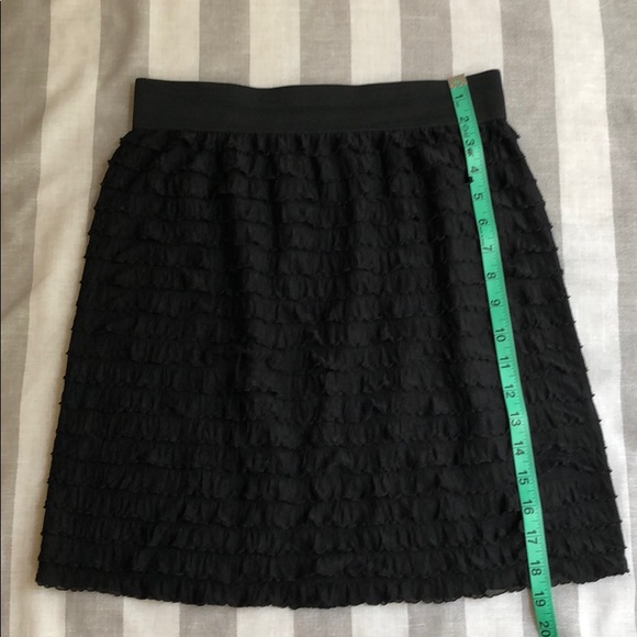 LC Lauren Conrad black ruffle skirt - Picture 5 of 5